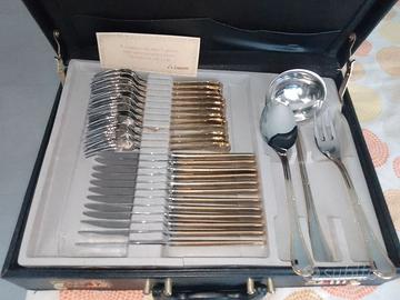 Servizio Posate ZANETTI 75 pezzi Oro 24kt - Compl