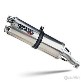 Scarico GPR Dual acciaio opaco Aprilia Tuareg 660