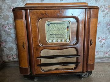 RADIO GIRADISCHI CON MOBILE BAR  ANNI 60 