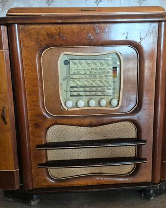 RADIO GIRADISCHI CON MOBILE BAR  ANNI 60 