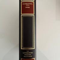 Vico, Opere - Letteratura Italiana Ricciardi