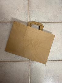 Sacchetti carta con maniglie no logo