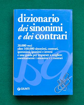 Dizionario dei sinonimi e dei contrari