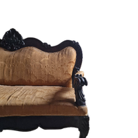 Divano Luigi Filippo siciliano mogano - primo '800