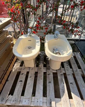 bidet bidè color champagne anni '80/90