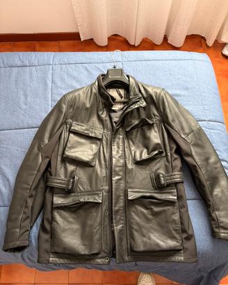 Giacca moto pelle