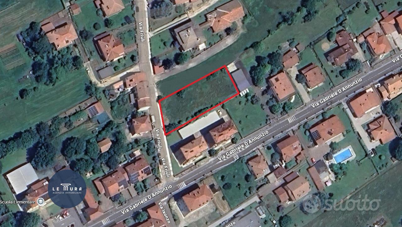 Terreno edificabile in centro a San Lorenzo Isonti - Vista 2