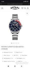 Orologio automatico  diver 300mt Rotary Super 7