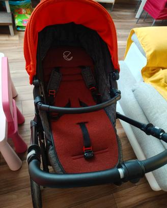 Trio -duo Jane Matrix rosso