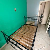 Letto da una piazza 1/2 in ferro battuto