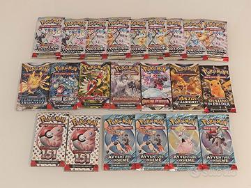 22 bustine carte Pokemon NUOVE 