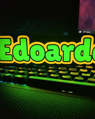 Lampada LED Personalizzata con Nome | 2 colori