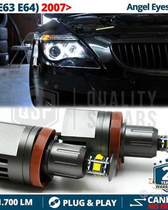 ANGEL EYES LED H8 PER BMW Serie 6 E63 E64 dal 2007