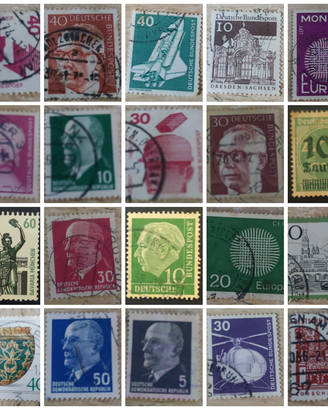 Lotto 20 Francobolli Storici Tedeschi