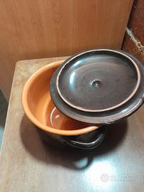 Pentola in terracotta smaltata