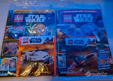 2 riviste star wars con gadget 