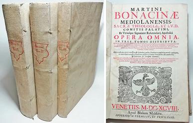 MARTINI BONACINAE MEDIOLANENSIS SACRAE 1698/1705