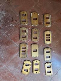 Lotto Placche Interruttori Vintage