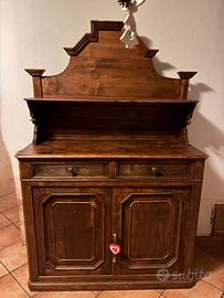 Madia credenza piattaia in legno