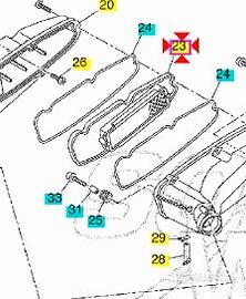 Filtro aria Dx Yamaha X-Max 400 1SDE44610000