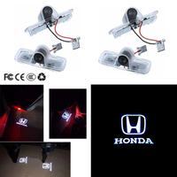 4Pcs Car Door Light logo For HONDA Accord Pilot