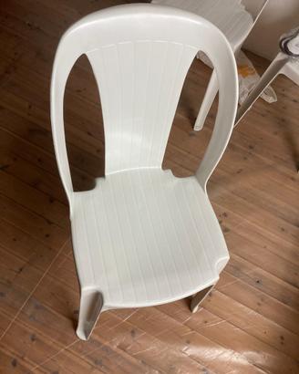 Sedie in resina,,colore bianco,  Tiuana Sca