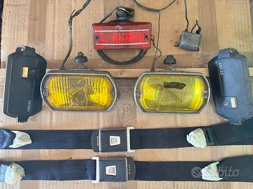 set n.3 fari antinebbia Lucas + cinture Britax