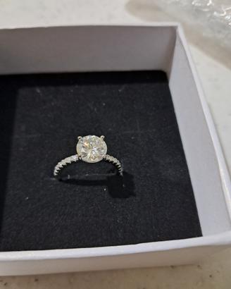 Solitario diamante  Moissanite 