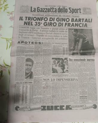 Gazzetta dello Sport 1948 1949 Coppi e Bartali (