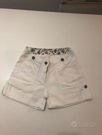 Shorts cotone bianchi