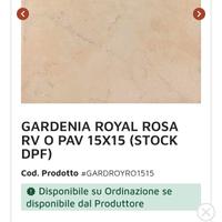 mattonella 30x30 rosa antico 200 mq circa