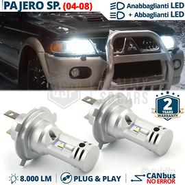 Kit Luci LED H4 Per Fari MITSUBISHI PAJERO SPORT 1