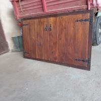 Porta coprivano in acacia massello