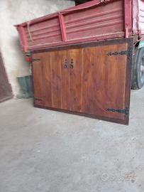 Porta coprivano in acacia massello