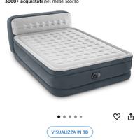 Intex letto matrimoniale gonfiabile nuovo