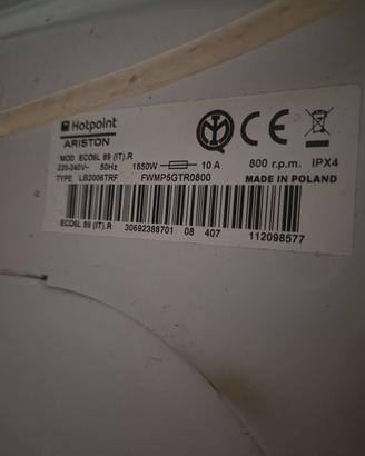 Scheda elettronica Lavatrice Hotpoint Ariston ECO6