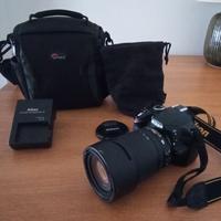 Fotocamera Reflex Nikon D3200 obiettivo 105
