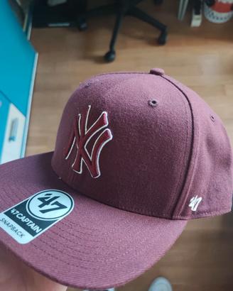 Cappellino '47 Brand NY YankeesBordeauxSnapback
