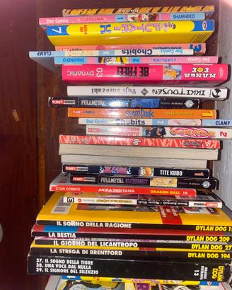 stock fumetti manga Dylan Dog,Orange Road, Naruto