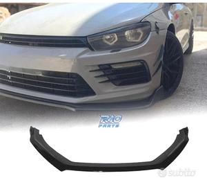 SPOILER LIP VOLKSWAGEN VW SCIROCCO 15- LOOK R NERO