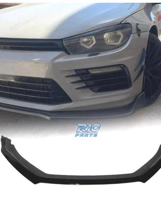 SPOILER LIP VOLKSWAGEN VW SCIROCCO 15- LOOK R NERO