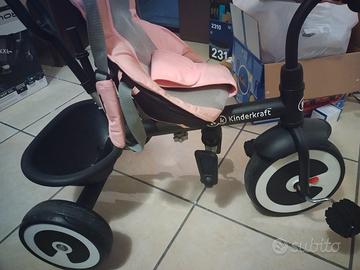 Triciclo Kinderkraft ASTON Rosa come nuovo