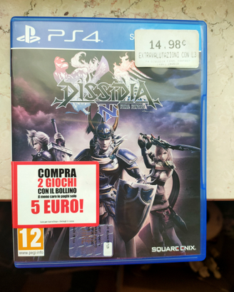 Dissidia Final Fantasy videogioco PS4