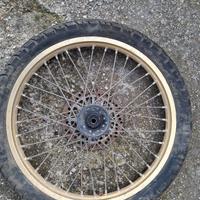 ruota moto enduro epoca