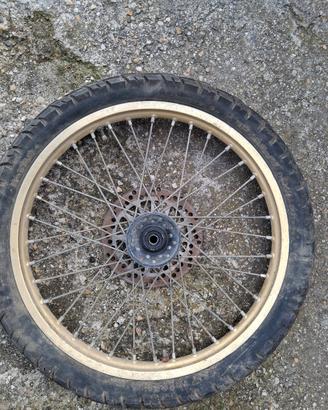 ruota moto enduro epoca