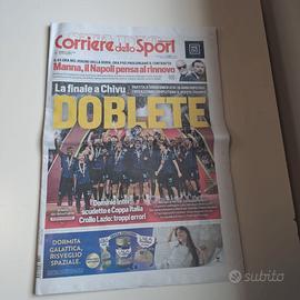 Corriere dello sport, Doblete Inter