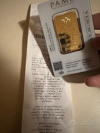 Lingotto 24k 31.1g (1oz) pamp