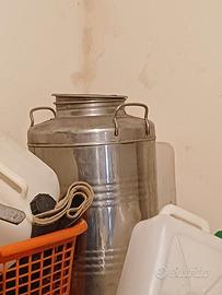 Taniche in acciaio inox
