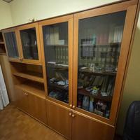 Libreria in legno noce