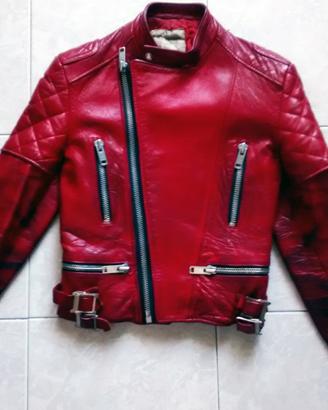 Giubbotto rosso anni 70 donna